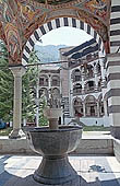 Rila Monastery, the five domed church the Nativity of the Virgin 